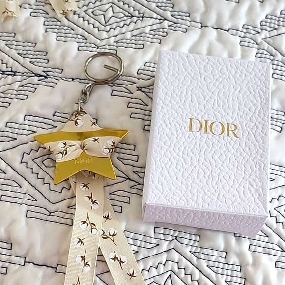Dior Star tone Keychain/ bag charm #12 - Picture 1 of 4